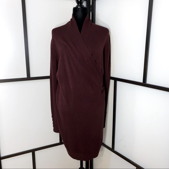 Sweater Dress in Stunning Wine Colour - Picture 9 of 9